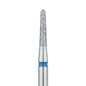 850-018-HP Round End Taper Chamfer Diamond Bur, 1.8mm Ø, Medium, HP