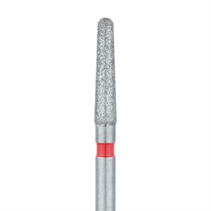 856F-018-FG Round End Taper Chamfer Diamond Bur, 1.8mm Ø, Fine, FG