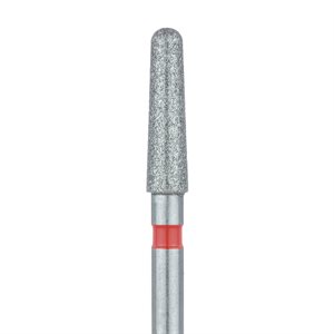 856F-021-FG Round End Taper Chamfer Diamond Bur, 2.1mm Ø, Fine, FG
