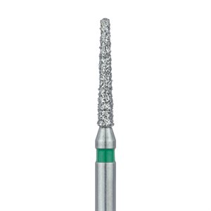 856G-012-FG Round End Taper Chamfer Diamond Bur, 1.2mm Ø, Coarse, FG