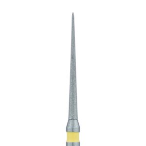 859LC-010-FG Long Needle Diamond Bur, Interproximal Reduction, 1mm Ø, Extra Fine, FG