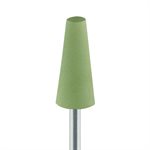9577H-080-HP-Y Polisher, For Acrylics, Yellow, Flat End Cone, 8mm Ø, High Shine, HP