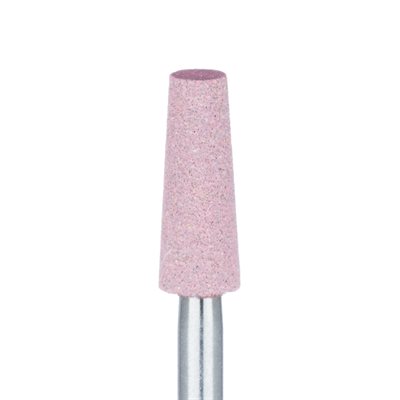 9734G-040-HP-P Abrasive, Pink, Tapered Flat End, Diamond Porcelain for Ceramics, Zirconia Sprue Removal, 4mm Ø, Medium, HP 9734G-040-HP-P Abrasive, Pink, Tapered Flat End, Diamond Porcelain for Ceramics, Zirconia Sprue Removal, 4mm Ø, Medium, HP