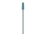 9734H-040-HP-TRQ Abrasive, Turquoise, Tapered Flat End, Diamond Porcelain for Ceramics, Zirconia Sprue Removal, 4mm Ø, Coarse, HP