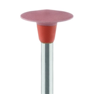 9746F-100-RA-R / O Polisher, Diamond Impregnated, For Porcelain, Red / Orange, Knife Edge, 10mm Ø, High Shine (Fine), RA 9746F-100-RA-R / O Polisher, Diamond Impregnated, For Porcelain, Red / Orange, Knife Edge, 10mm Ø, High Shine (Fine), RA