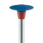 9746M-100-RA-BL / O Polisher, Diamond Impregnated, For Porcelain, Blue / Orange, Knife Edge, 10mm Ø, Polishing (Medium), RA