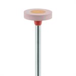 9749F-110-HP-R / O Polisher, Diamond Impregnated, For Porcelain, Red / Orange, Wheel, 11mm Ø, High Shine Polishing (Fine), HP