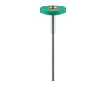 9752G-170-HP-GR / O Polisher, Diamond Impregnated, For Porcelain, Green / Orange, Wheel, 17mm Ø, Pre-Polishing (Coarse), HP