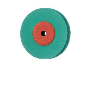 9752G-170-UNM-GR / O Polisher, Diamond Impregnated, For Porcelain, Green / Orange, Wheel, 17mm Ø, Pre-Polishing (Coarse), UNM