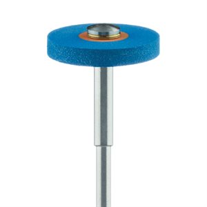 9752M-170-HP-B / O Polisher, Diamond Impregnated, For Porcelain, Blue / Orange, Wheel, 17mm Ø Polishing (Medium), HP