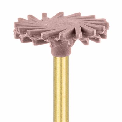 9769M-140-RA Polisher, Pink, Twist Composite, 14mm Ø, Pre-Polish, RA