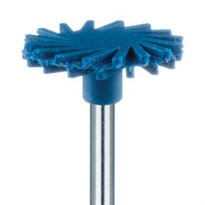 9771M-140-RA Polisher, Diamond Impregnated, For Porcelain, Blue, Twist, 14mm Ø, Polishing (Medium), RA