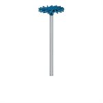 9771M-170-HP Polisher, Diamond Impregnated, For Porcelain, Blue, Twist, 17mm Ø, Polishing (Medium), HP