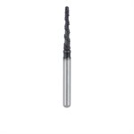 B850-014-FG Black Cobra Diamond Bur, Round End Taper, 1.4mm Ø, Super Coarse, FG