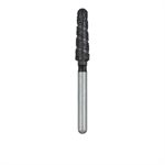 B850-025-FG Black Cobra Diamond Bur, Round End Taper, 2.5mm Ø, Super Coarse, FG