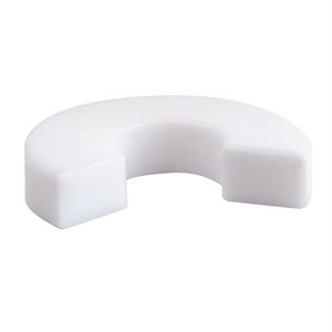 BE001230015 Surgery, Root Extraction Teflon Coated Bite Plate, Straight