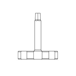 BE001230055 Surgery, Root Extraction Long Screw Driver