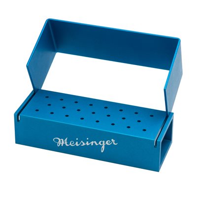 BL702 Bur Block, Anodized Aluminum, Blue, 3 Rows, 23 HP, Sterilizable BL702 Bur Block, Anodized Aluminum, Blue, 3 Rows, 23 HP, Sterilizable