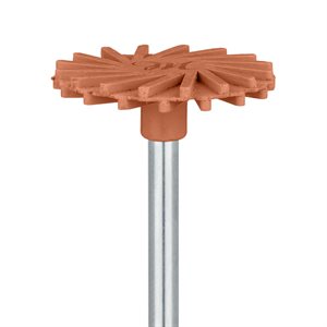 DPP07-170-HP Twist 3D Print Polisher, 17.0mm Ø, Pre-Polish, Orange, HP