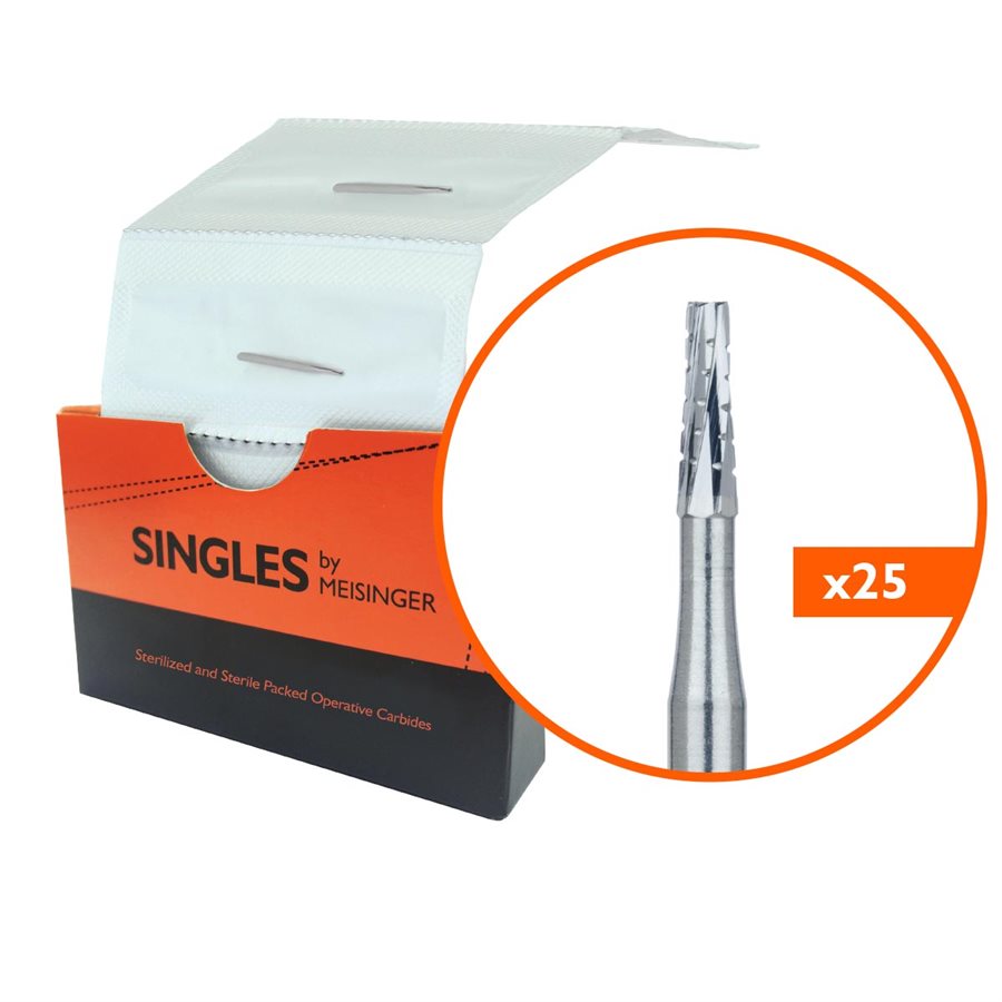 MEISINGER's SINGLES Sterile Carbide Burs