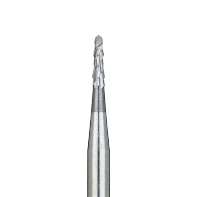 HM163A-014-HP Surgical Lindemann Carbide Bur, Cross Cut, 1.4mm Ø, Length 5mm, HP