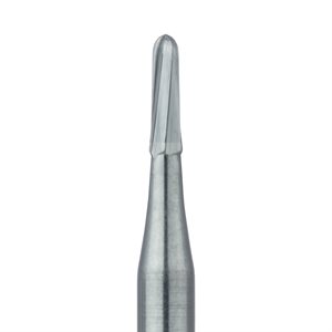 HM23R-014-RA Operative Carbide Bur, Tapered, Round End, 1.4mm Ø, RA