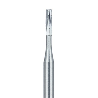 HM31-009-FG Operative Carbide Bur, Straight Cross Cut Fissure, US #556, 0.9mm Ø, FG