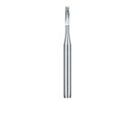 HM31-009-FG Operative Carbide Bur, Straight Cross Cut Fissure, US #556, 0.9mm Ø, FG