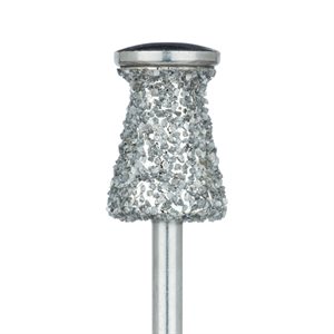 KD02G-080-HP Alveoplasty Diamond, Conical with Cap, short, 8.0mm