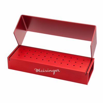 OR1001 Bur Block, Anodized Aluminum, Orange, 3 Rows, 33 HP, Sterilizable OR1001 Bur Block, Anodized Aluminum, Orange, 3 Rows, 33 HP, Sterilizable