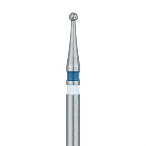 Z801-010-FG Zirconia Diamond Bur, Round, Medium, 1mm Ø, FG