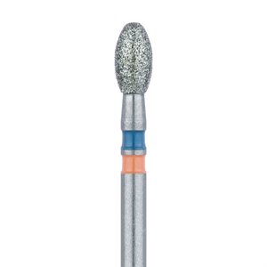 Z833-023-FG Zirconia Diamond Bur, Egg, Medium, 2.3mm Ø, FG